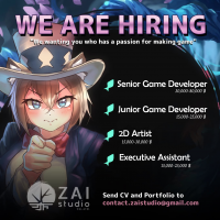 apply job Zai Studio 2