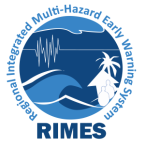 โลโก้ RIMES Regional Integrated Multi Hazard Early Warning System